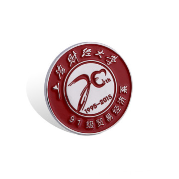 Pino de lapela de esmalte suave da organização, emblema (GZHY-YS-002)